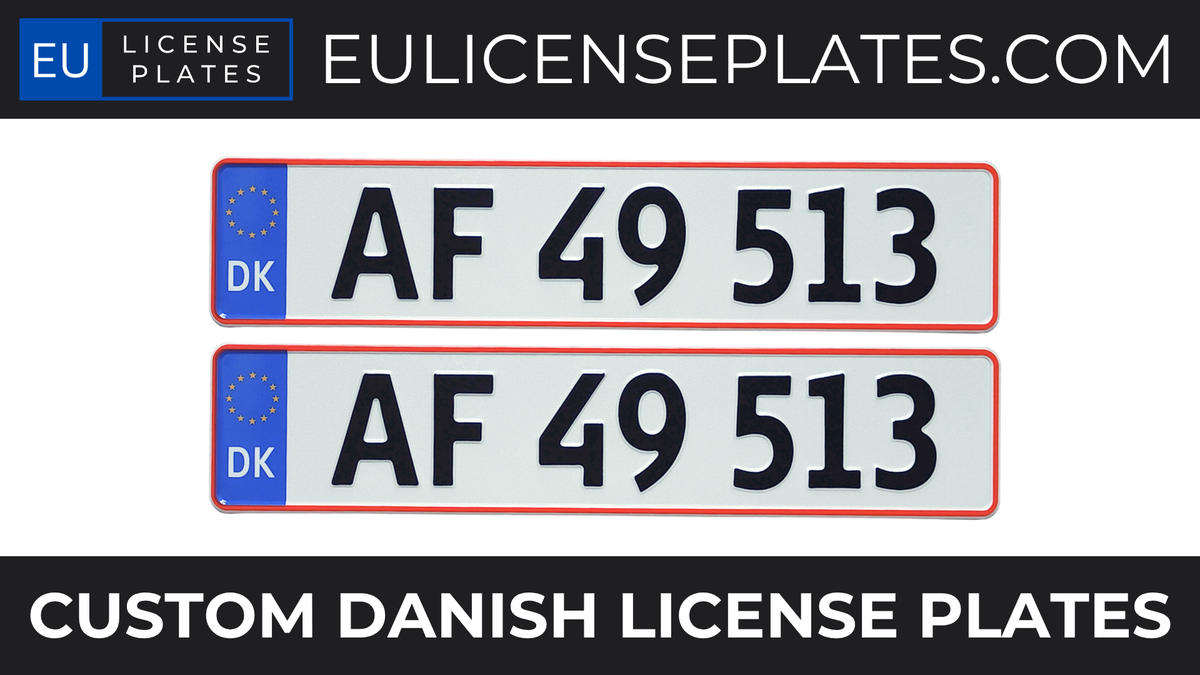 Danish License Plates