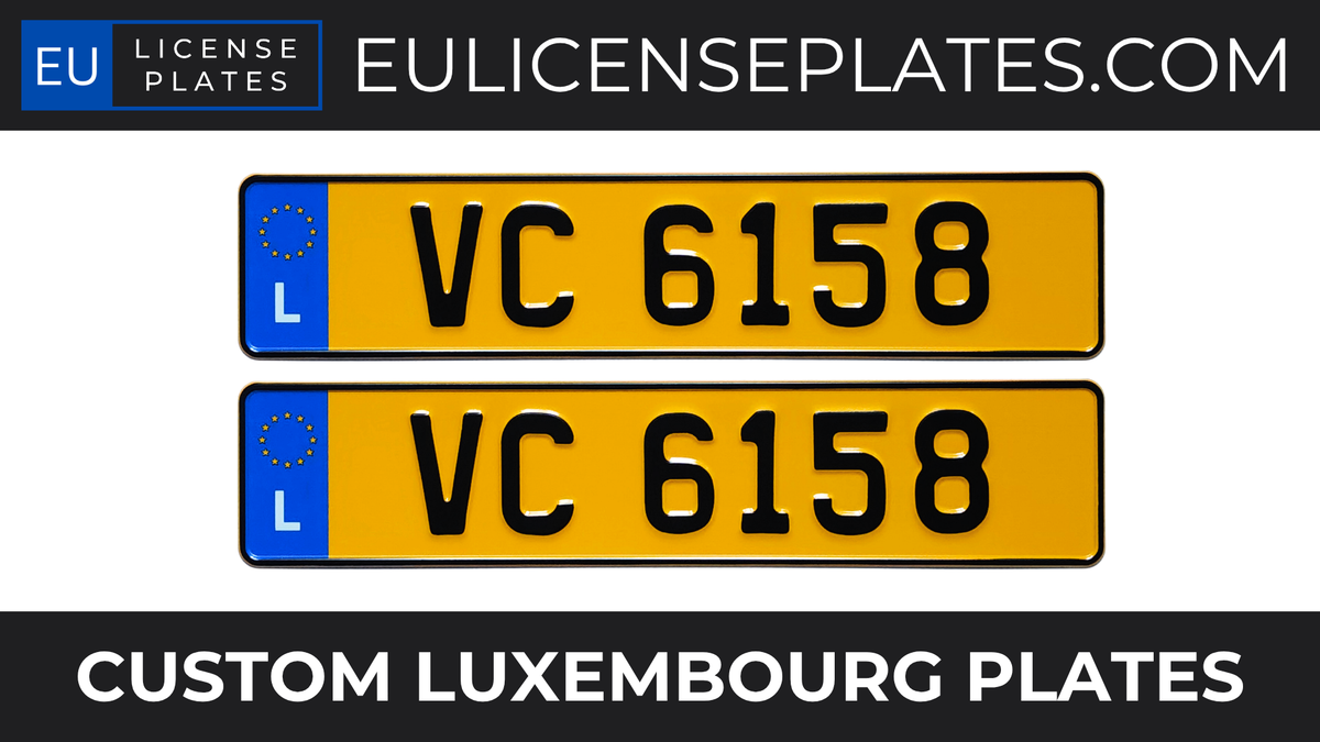 Luxembourg License Plates