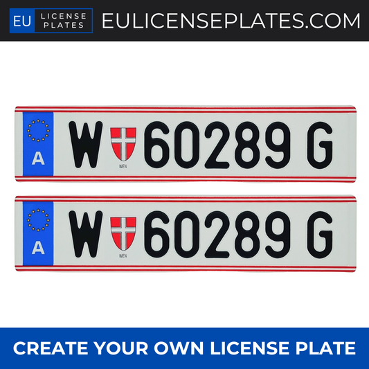 Custom Austrian License Plates