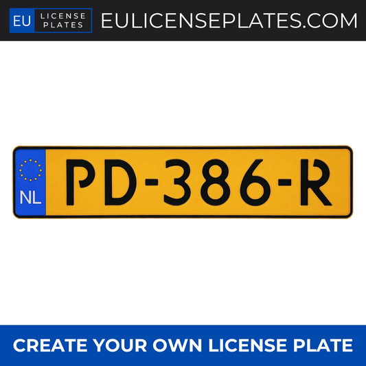 Custom Dutch License Plate