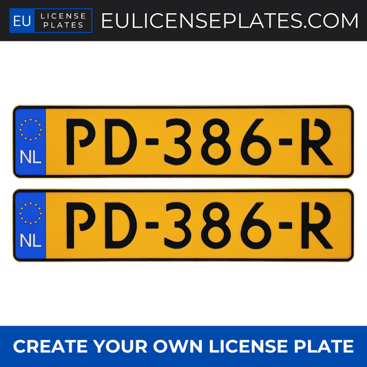 Custom Dutch License Plates