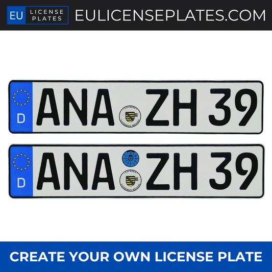 Custom German License Plates