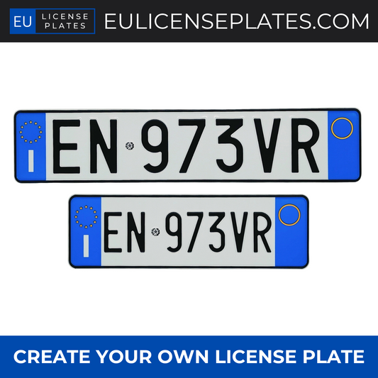 Custom Italian License Plates